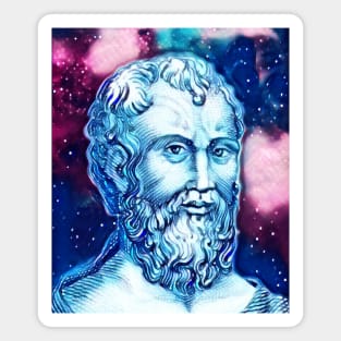 Zeno of Citium Snowy Portrait | Zeno of Citium Artwork 13 Magnet